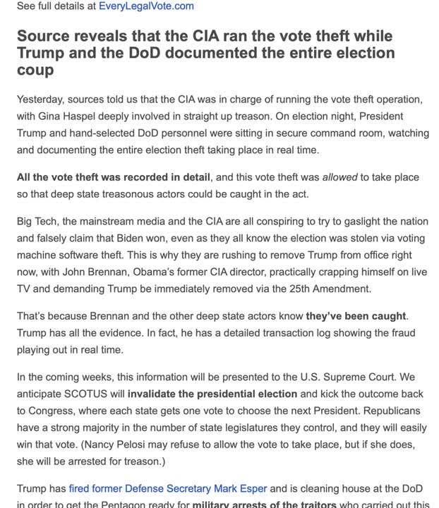 CAUGHT! Election data analyzed