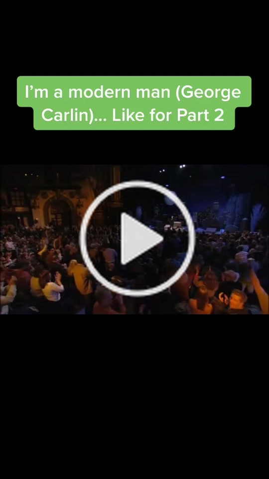 Arab in South Dakota(@arab.in.south.dakota) on TikTok: George Carlin Modern Man #standup #georgecarlin #johnmulaney #louisck #modernman #comedy