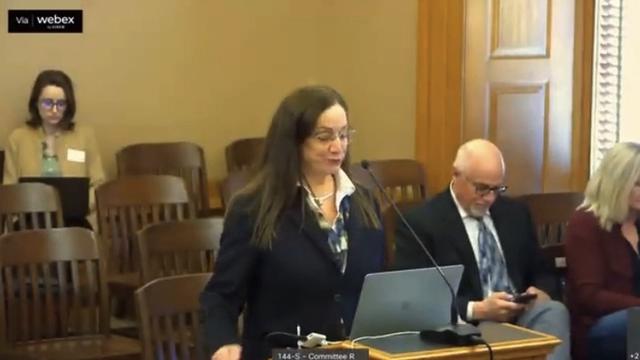 Maria Zack's Earth Shattering Testimony - Kansas Senate Hearing
