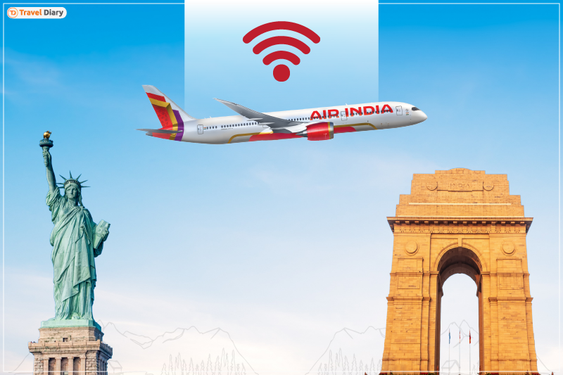 Free Air India WiFi Test on Airbus A350 New York to Delhi Flight