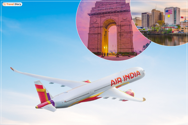 Air India Non-Stop Flight Between Delhi and Newark Takes Off