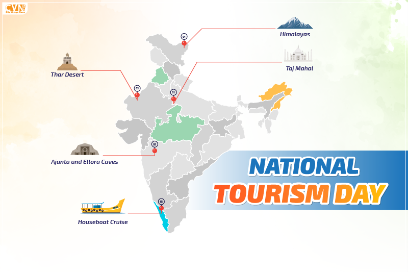 National Tourism Day 2025: Iconic Destinations in India to Travel