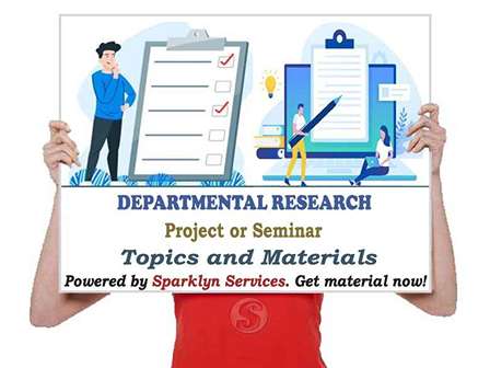 List of Seminar Topics by Department for Final Year Scholars